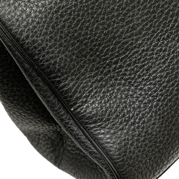 Burberry Nova Check Leather Handbag Black - Picture 5 of 9